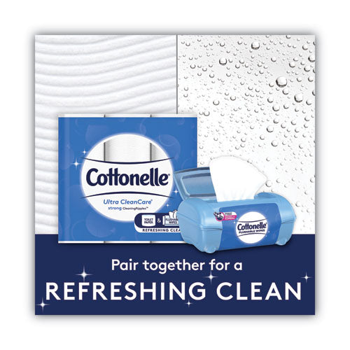 Fresh Care Flushable Cleansing Cloths, 1-ply, 3.75 X 5.5, White, 42/pack.