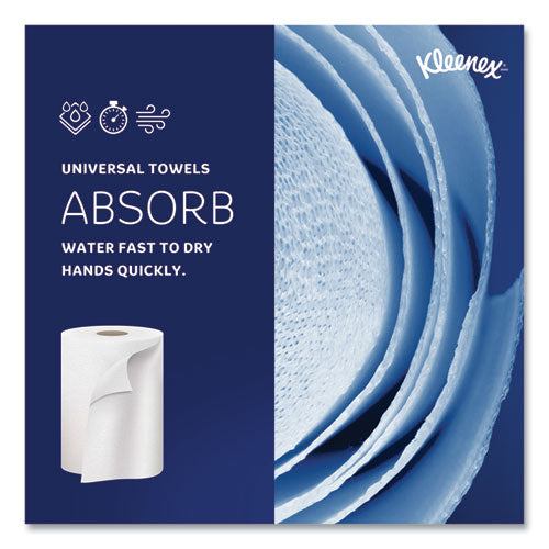 Hard Roll Paper Towels With Premium Absorbency Pockets, 1-ply, 8" X 600 Ft, 1.75" Core, White, 6 Rolls/carton.