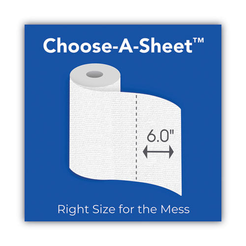 Choose-a-size Mega Kitchen Roll Paper Towels, 1-ply, 100/roll, 6 Rolls/pack, 4 Packs/carton.