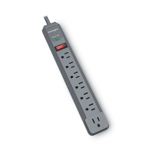 Guardian Premium Surge Protector, 7 Ac Outlets, 6 Ft Cord, 540 J, Gray.