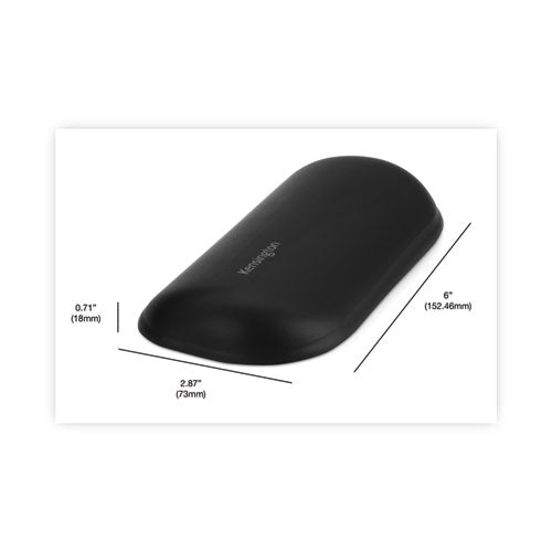 Ergosoft Wrist Rest For Standard Mouse, 8.7 X 7.8, Black.