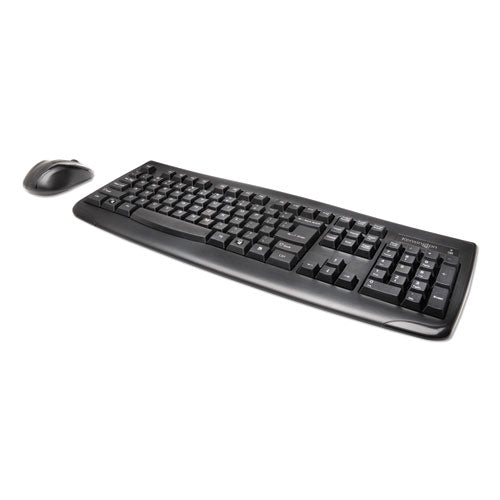 Keyboard For Life Wireless Desktop Set, 2.4 Ghz Frequency/30 Ft Wireless Range, Black.