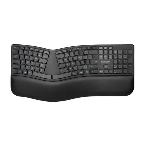 Pro Fit Ergo Wireless Keyboard, 18.98 X 9.92 X 1.5, Black.