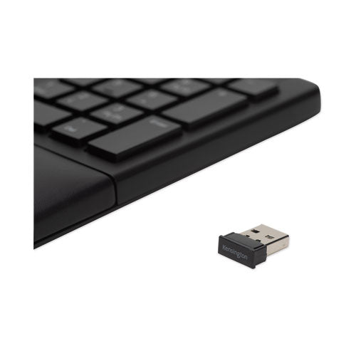 Pro Fit Ergo Wireless Keyboard, 18.98 X 9.92 X 1.5, Black.