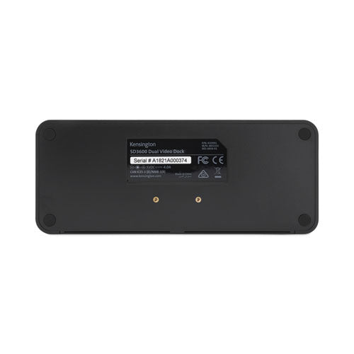 Sd3600 5 Gbps Usb 3.0 Dual 2k Docking Station, Black.