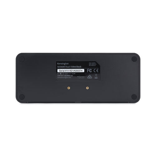 Sd3600 5 Gbps Usb 3.0 Dual 2k Docking Station, Black.