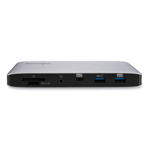 Sd2480t Thunderbolt 3 Dual 4k Docking Station, Silver/black.