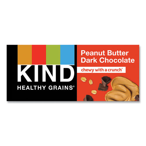 Healthy Grains Bar, Peanut Butter Dark Chocolate, 1.2 Oz, 12/box.