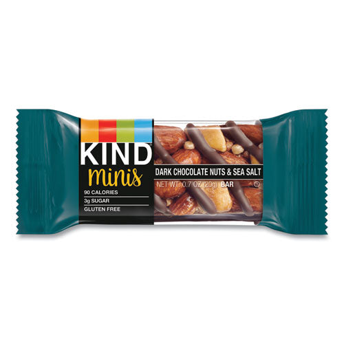 Minis, Dark Chocolate Nuts/sea Salt, 0.7 Oz, 10/pack.