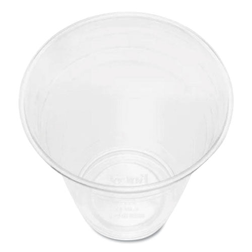 Pet Plastic Cups, 98 Mm Rim Diameter, 12 Oz, Clear, 1,000/carton.