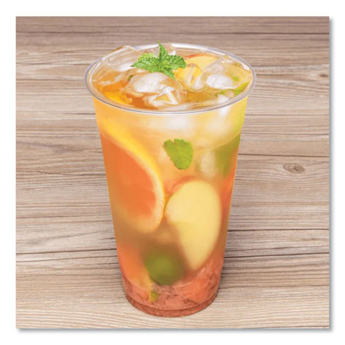 Pet Plastic Cups, 24 Oz, Clear, 600/carton.
