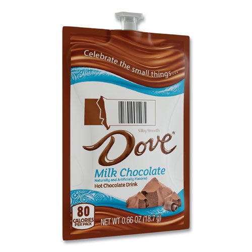 Dove Hot Chocolate Freshpack, Milk Chocolate, 0.66 Oz Pouch, 72/carton.