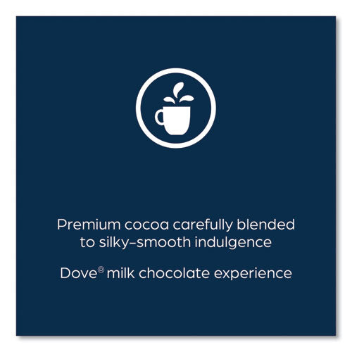 Dove Hot Chocolate Freshpack, Milk Chocolate, 0.66 Oz Pouch, 72/carton.