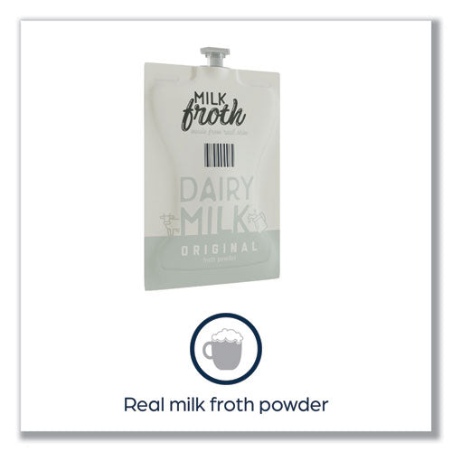 Dairy Milk Froth Powder Freshpack, Original, 0.46 Oz Pouch, 72/carton.