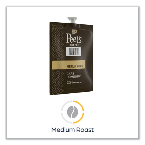 Peet's Coffee Cafe Domingo Freshpack, Cafe Domingo, 0.35 Oz Pouch, 76/carton.