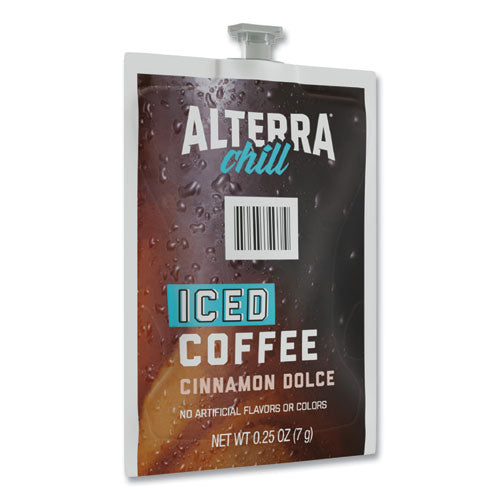 Alterra Cinnamon Dolce Iced Coffee Freshpack, Iced Cinnamon Dolce, 0.25 Oz Pouch, 90/carton.