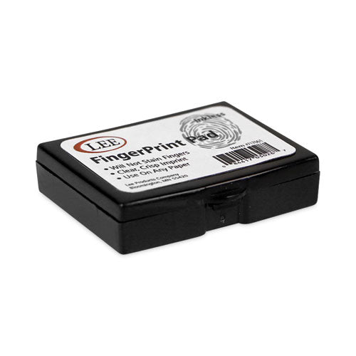 Inkless Fingerprint Pad, 2.25" X 1.75", Black.