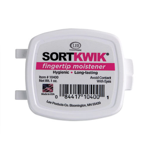 Sortkwik Fingertip Moisteners, 1 Oz, Pink.