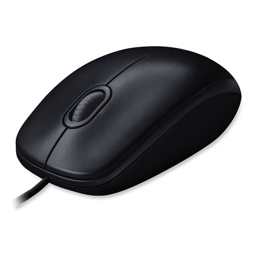 B100 Optical Usb Mouse, Usb 2.0, Left/right Hand Use, Black.