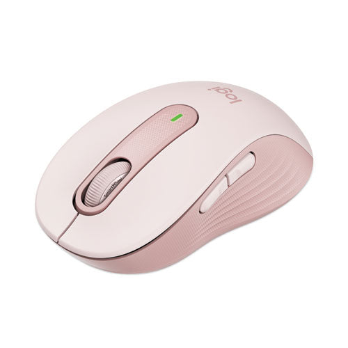 Signature M650 Wireless Mouse, Medium 2.4 Ghz Frequency, 33 Ft Wireless Range, Right Hand Use, Rose