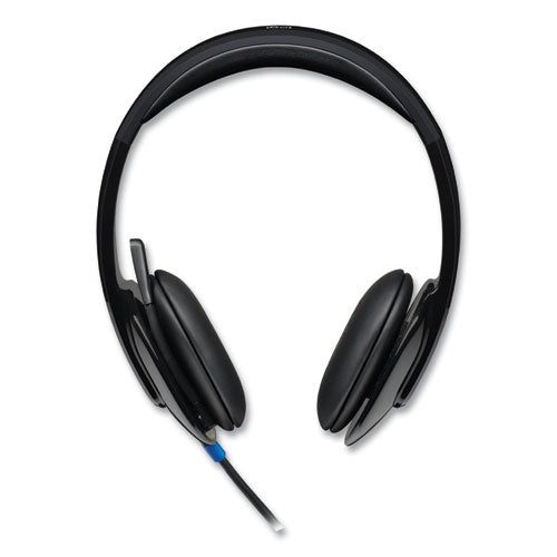 H540 Binaural Over The Head Corded Headset, Black.