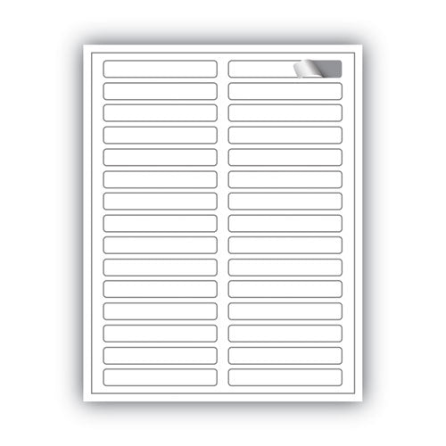 Cover-all Opaque File Folder Labels, Inkjet/laser Printers, 0.66 X 3.44,White, 30 Labels/sheet, 50 Sheets/box