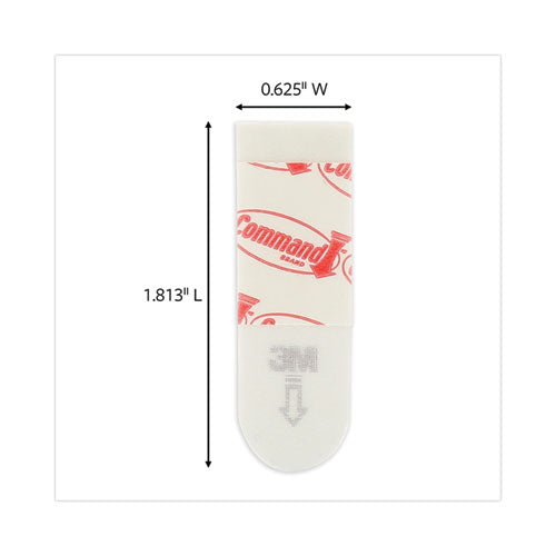Poster Strips Value Pack, Removable, Holds Up To 1 Lb, 0.63 X 1.75, White, 48/pack.