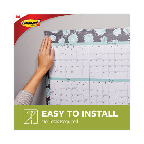 Poster Strips, Removable, Holds Up To 1 Lb Per Pair, 0.63 X 1.75, White, 4/pack, 100 Packs/carton.