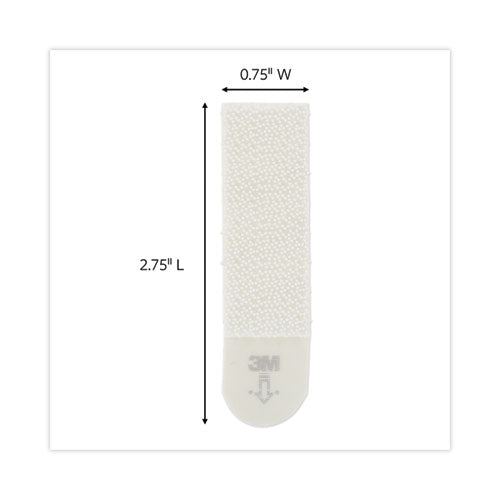 Picture Hanging Strips, Value Pack, Medium,Removable, Holds Up To 12 Lbs, 0.75 X 2.75, White, 132 Pairs/pack