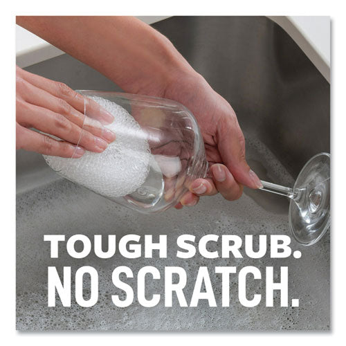 Greener Clean Recycled Scrubbing Circle, 3.5" Diameter, 0.7" Thick, White, 3/pack.