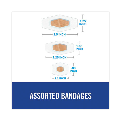 Waterproof, Clear Bandages, Assorted Sizes, 50/box.