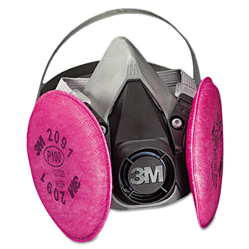 Half Facepiece Respirator 6000 Series, Reusable, Medium.