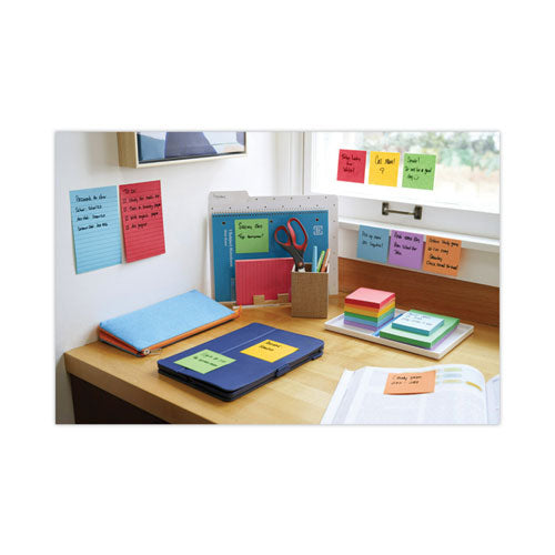 Pads In Playful Primary Collection Colors, Cabinet Pack, 3" X 3", 70 Sheets/pad, 24 Pads/pack.