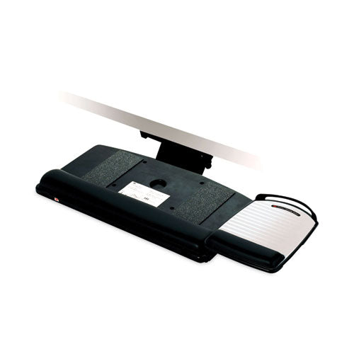 Sit/stand Easy Adjust Keyboard Tray, Highly Adjustable Platform,, Black.