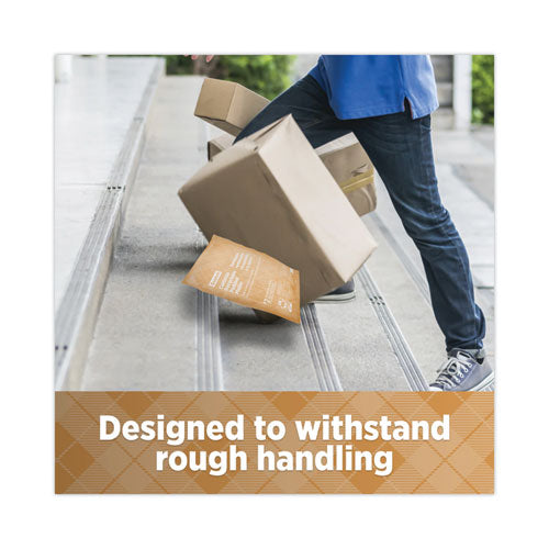 Curbside Recyclable Padded Mailer, #5, Bubble Cushion,Self-adhesive Closure, 12 X 17.25, Natural Kraft, 100/carton