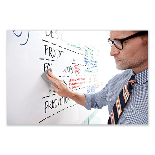 Dry Erase Surface With Adhesive Backing, 36 X 24, White Surface.