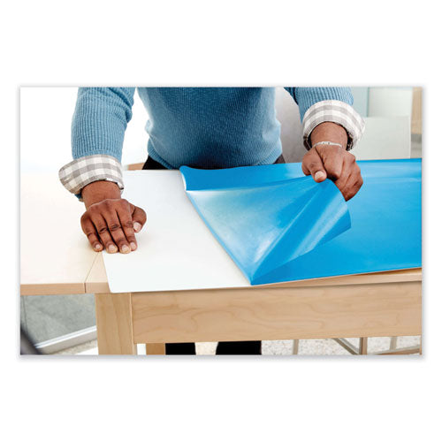 Dry Erase Surface With Adhesive Backing, 72 X 48, White Surface.