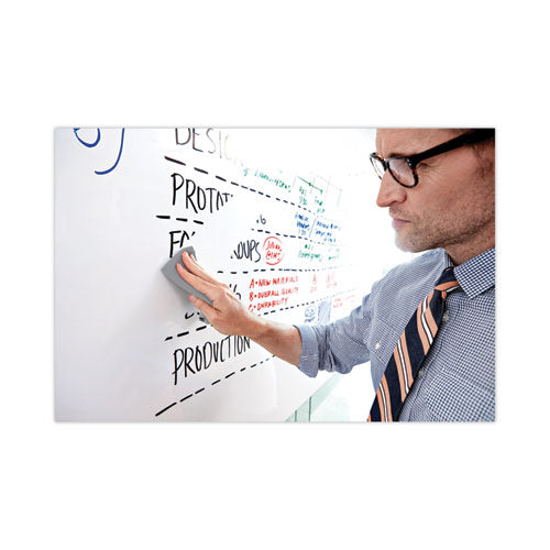 Dry Erase Surface With Adhesive Backing, 72 X 48, White Surface.