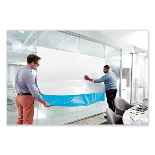 Dry Erase Surface With Adhesive Backing, 96 X 48, White Surface.