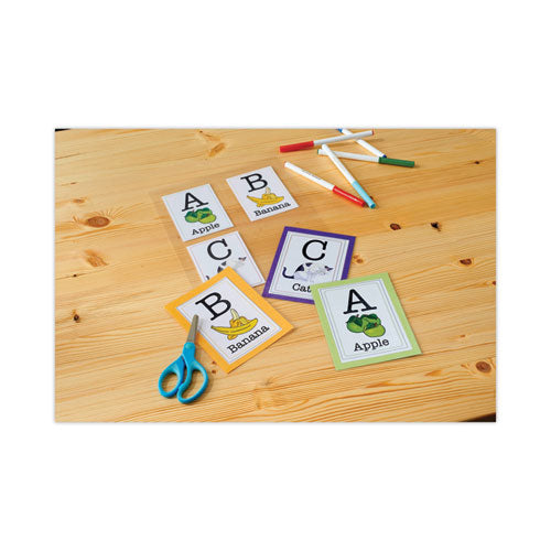 Self-sealing Laminating Pouches, 9.5 Mil, 2.81" X 3.75", Gloss Clear, 5/pack.