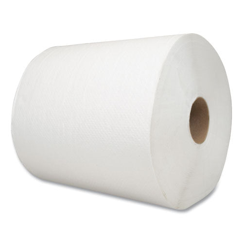 Morsoft Universal Roll Towels, 1-ply, 8" X 700 Ft, White, 6 Rolls/carton.