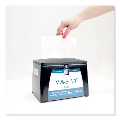 Valay Table Top Napkin Dispenser, 6.5 X 8.4 X 6.3, Black.