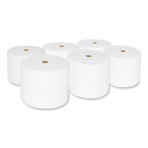 Small Core Bath Tissue, Septic Safe, 2-ply, White, 1,200 Sheets/roll, 12 Rolls/carton.