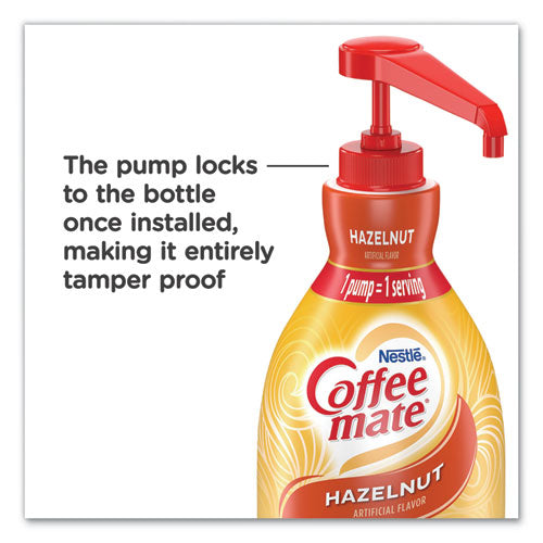 Liquid Coffee Creamer, Hazelnut, 1.5 Liter Pump Bottle, 2/carton.