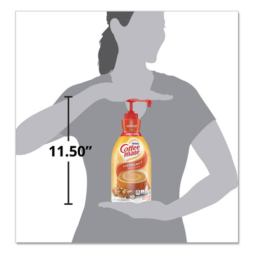 Liquid Coffee Creamer, Hazelnut, 1500ml Pump Bottle.