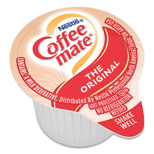 Liquid Coffee Creamer, Original, 0.38 Oz Mini Cups, 50/box.