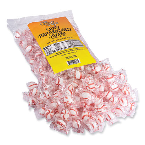 Candy Assortments, Soft Peppermint Puffs, 22 Oz Bag.