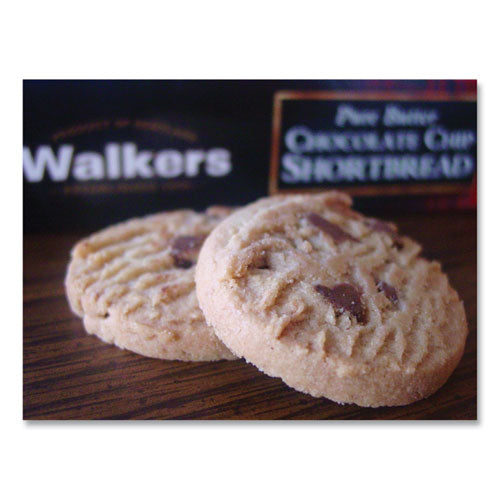 Shortbread Cookies, Chocolate Chip, 1.4 Oz Pack, 2/pack, 20 Packs/box.