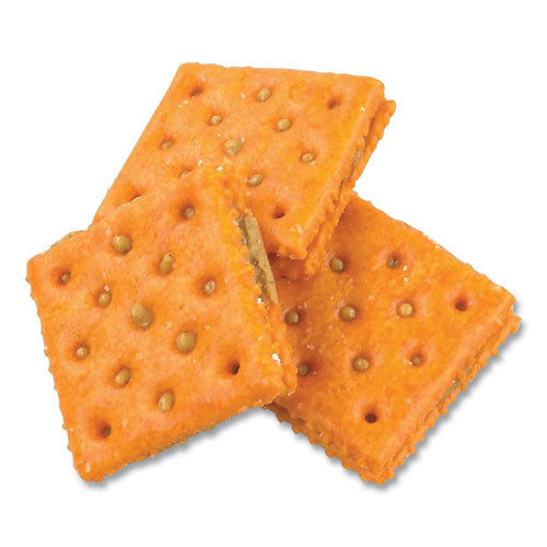 Toast Cheese Crackers, Peanut Butter, 1.5 Oz Packet, 24/box.