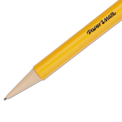 Sharpwriter Mechanical Pencil, 0.7 Mm, Hb (#2), Black Lead, Classic Yellow Barrel, Dozen.